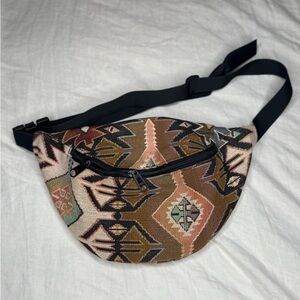 Stylish Multicolor Patterned Waist Bag